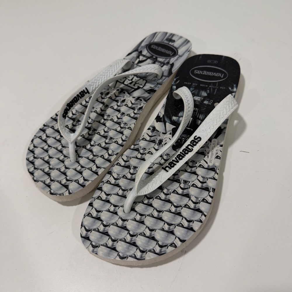 Havaianas Star Wars Darth Vader Stormtrooper Flip Flops 41/42